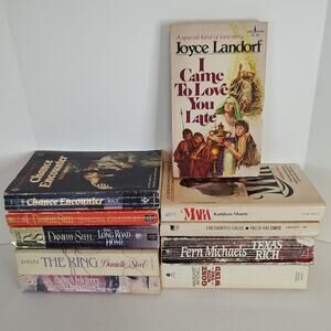 Mixed Authors Paperback Lot/10 Novels Romance Women's Fiction